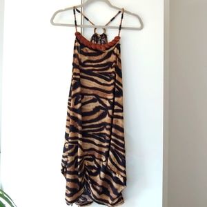 Animal Print Swim Cover Up.